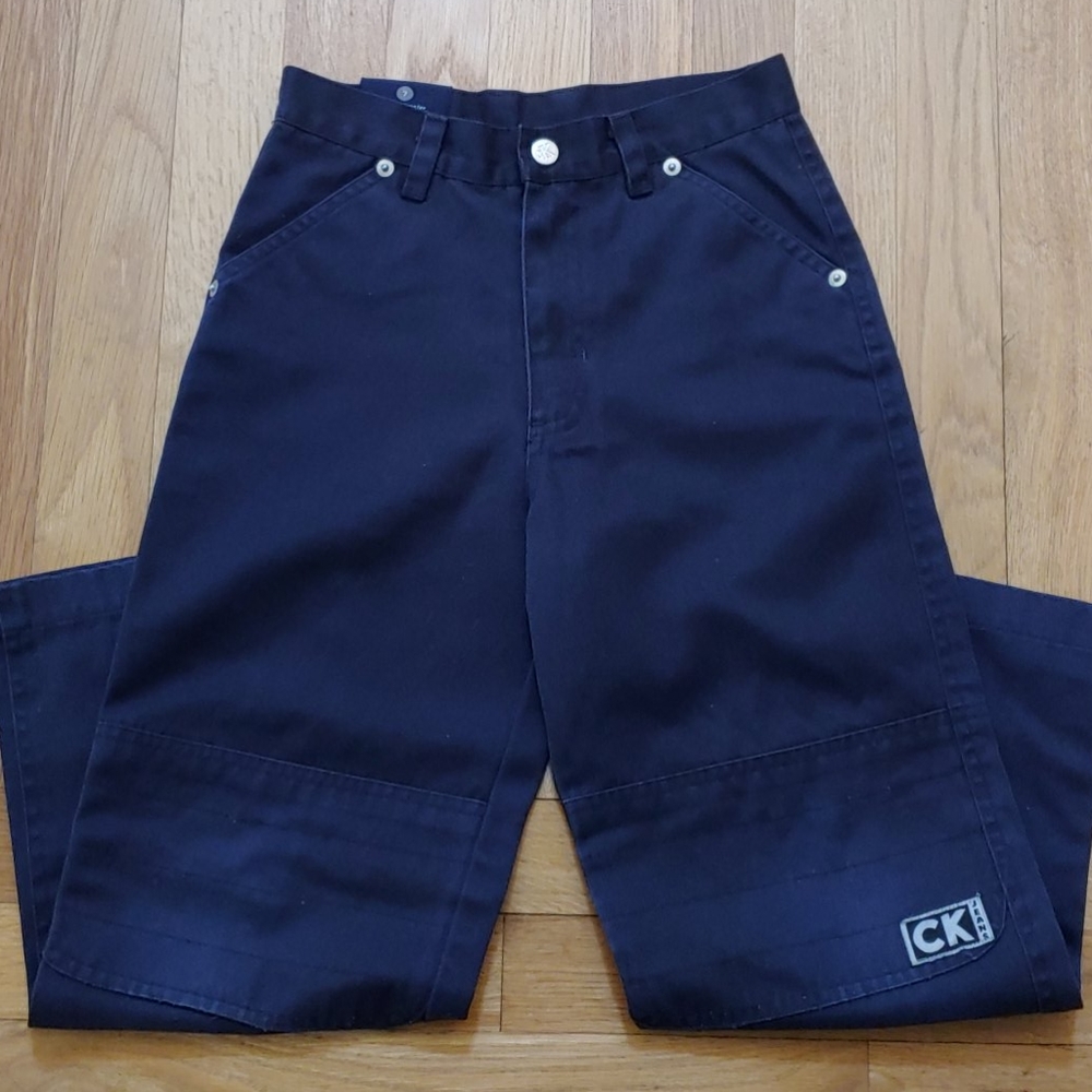Boys Calvin Klein Jeans Navy Chinos (7)
